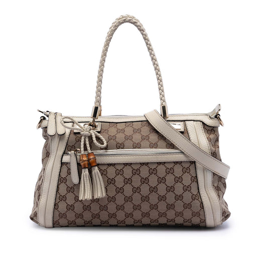GG Canvas Bella Satchel