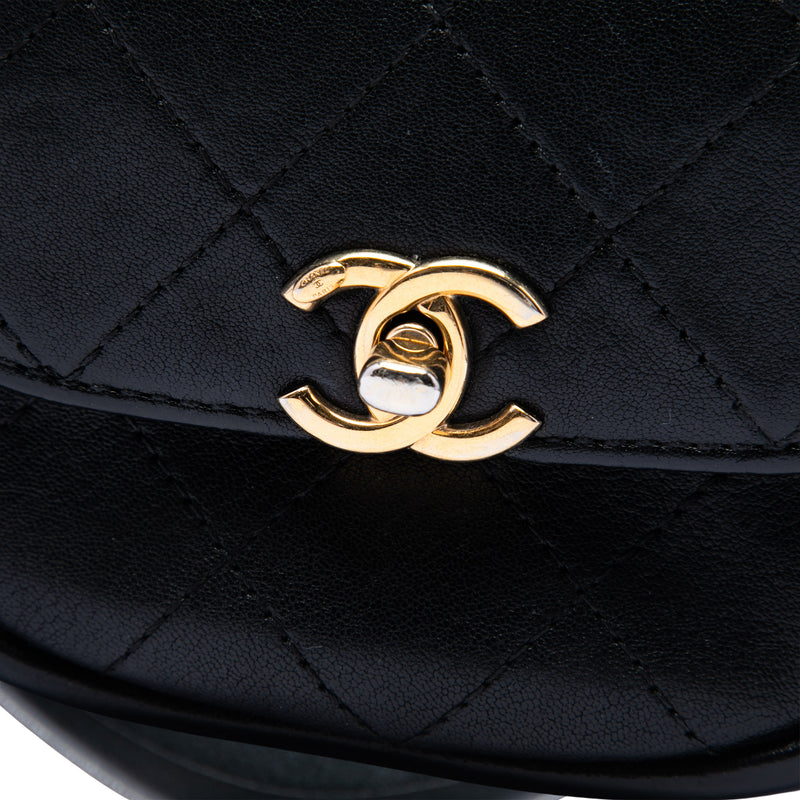 Small CC Quilted Lambskin Messenger Flap - Image 5