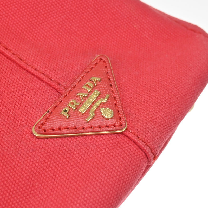 Prada Canapa Canvas Red Bag