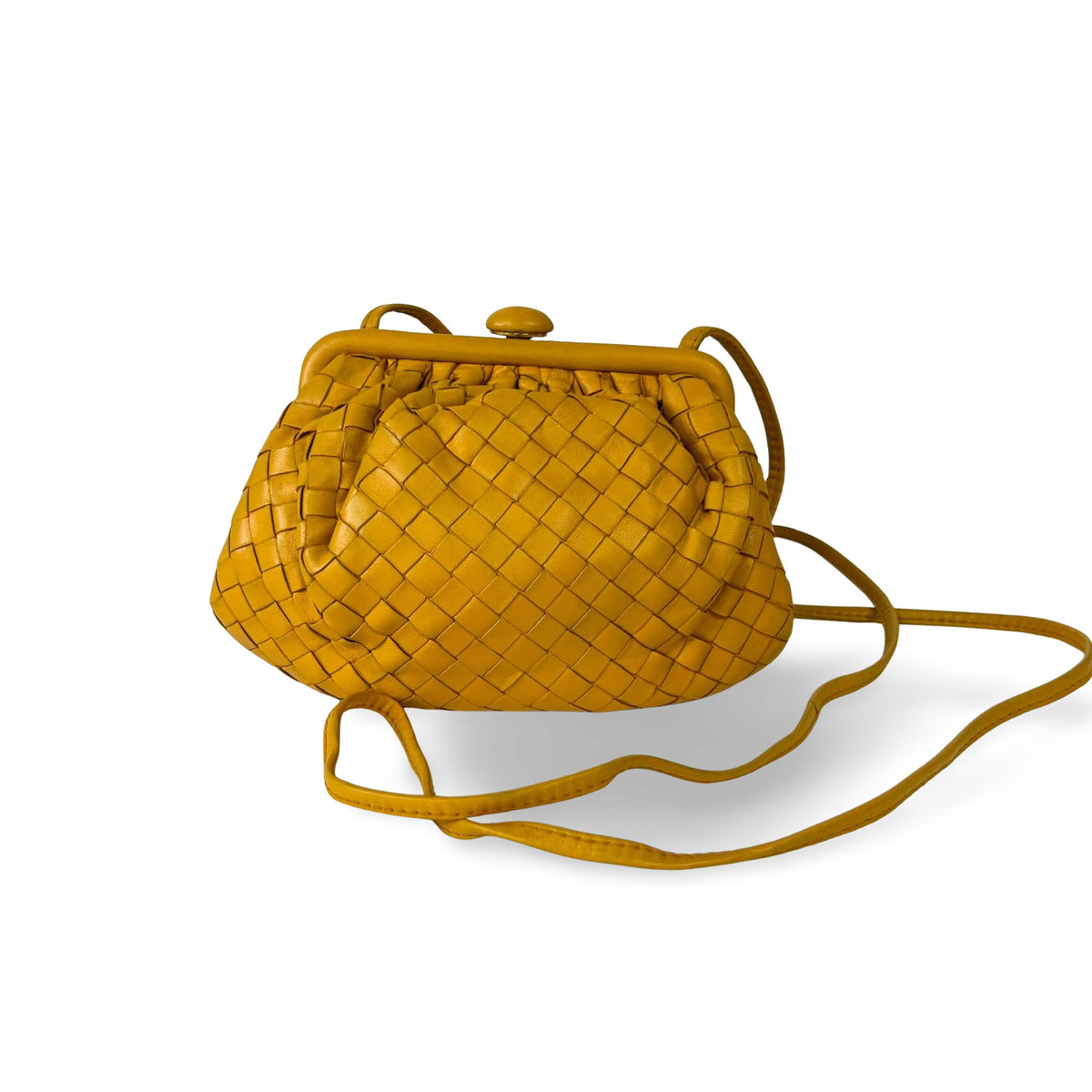 Bottega Veneta The Pouch Intrecciato Nappa Yellow Other