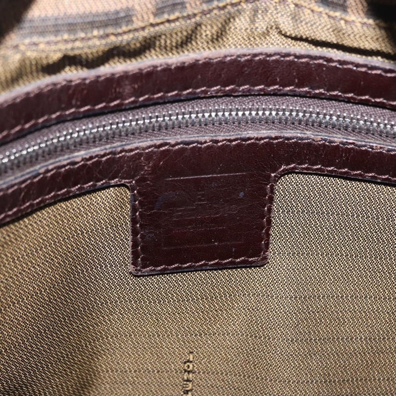 Fendi Zucchino Mamma Baguette Canvas Multicolour Bag