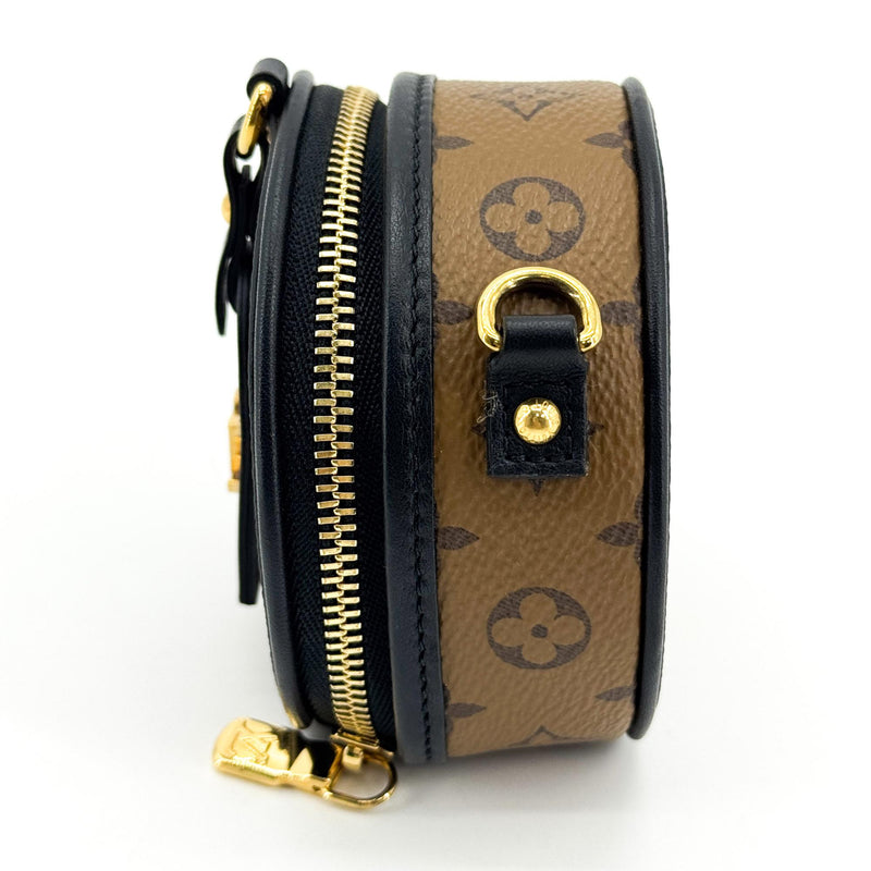 Louis Vuitton Mini Boite Chapeau Reverse Monogram Canvas Brown Bag