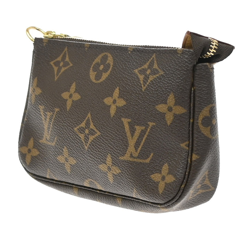 Louis Vuitton Mini Pochette Accessoires Canvas Brown Bag