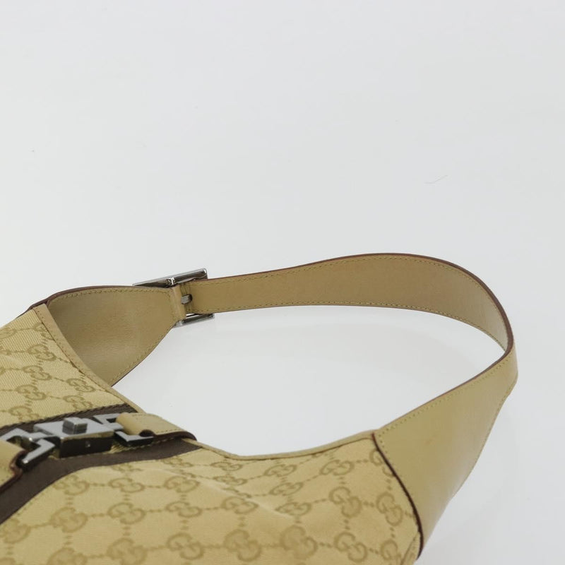 Gucci Web Jackie O Hobo Gg Canvas Beige