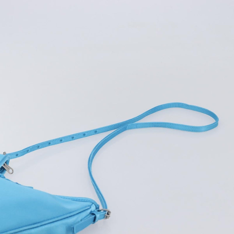 Balenciaga Leopolda Satin Blue Bag