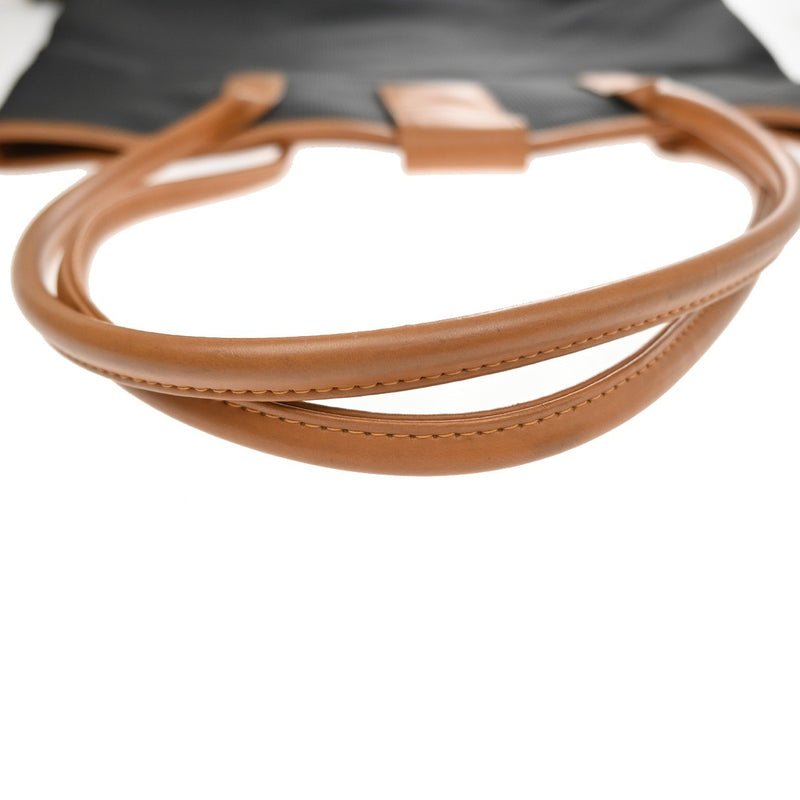 Saint Laurent Vintage Shoulder Bag Leather Black Pvc