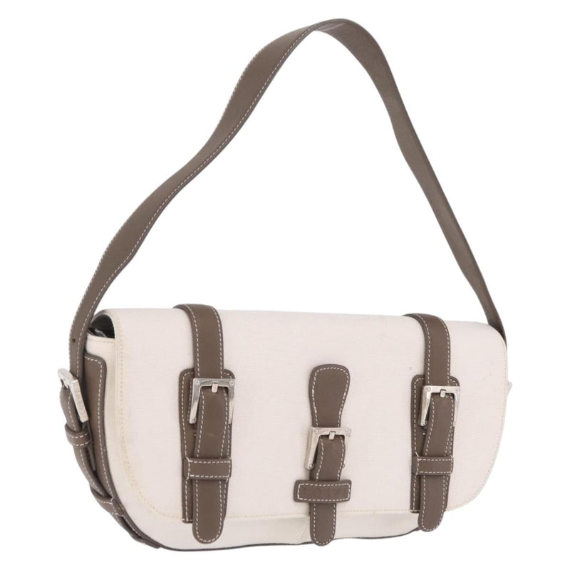 Loewe Shoulder Bag Canvas White