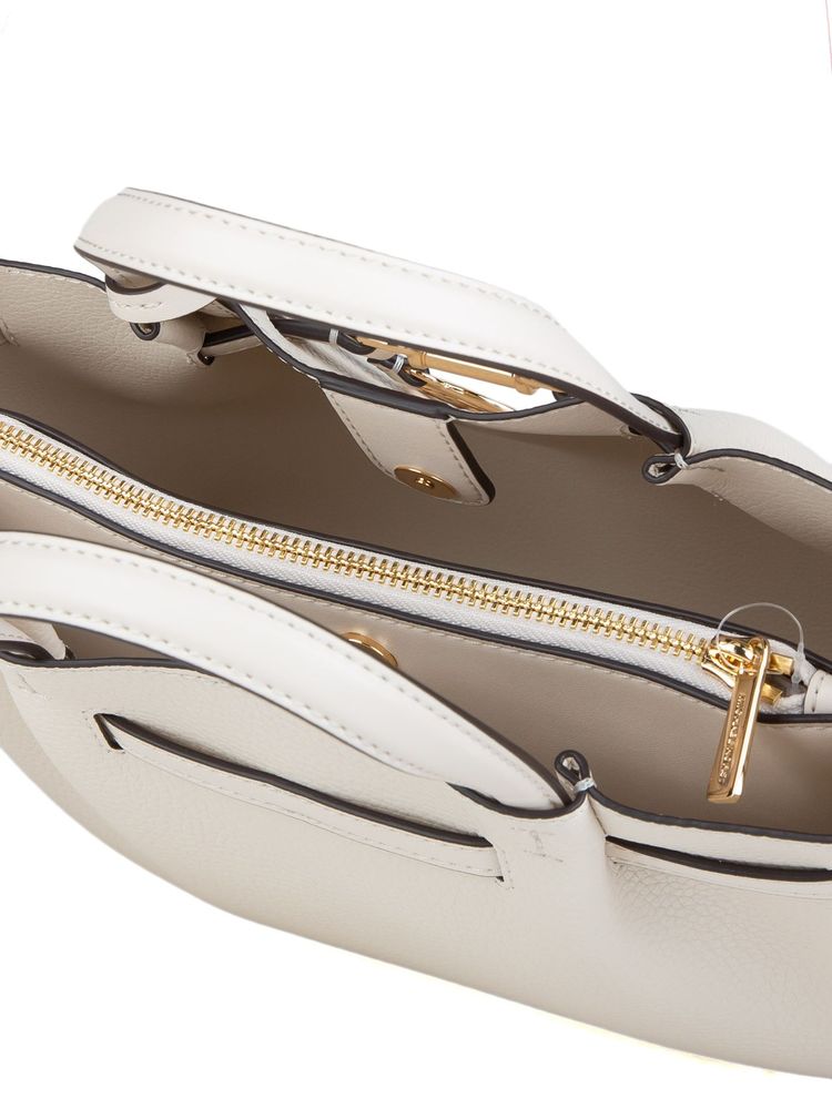 Michael Kors Shoulder Bag — White Cowhide