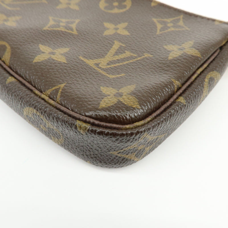 Louis Vuitton Pochette Accessoires Limited Edition Monogram Canvas Brown Bag