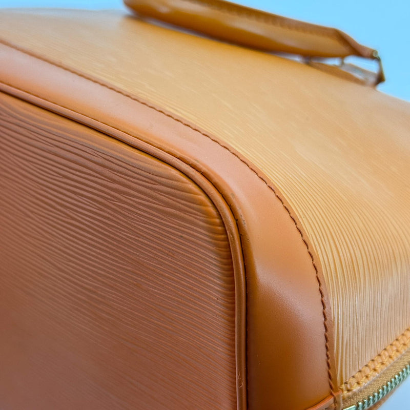 Louis Vuitton Alma Epi Leather Orange Bag