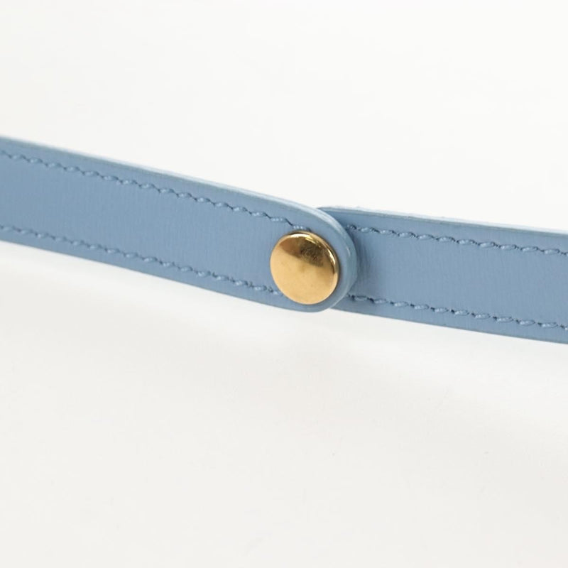 Celine Claude Leather Blue Bag