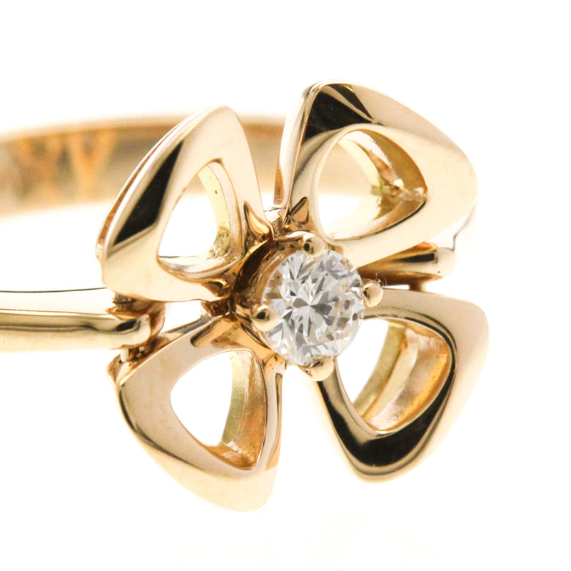 Bvlgari Fiorever 18k White Gold And Pave Diamonds Pink_gold Bijoux