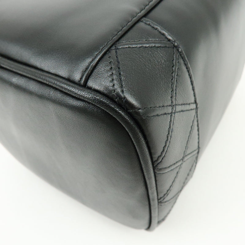 Chanel Vanity Leather Black Bag