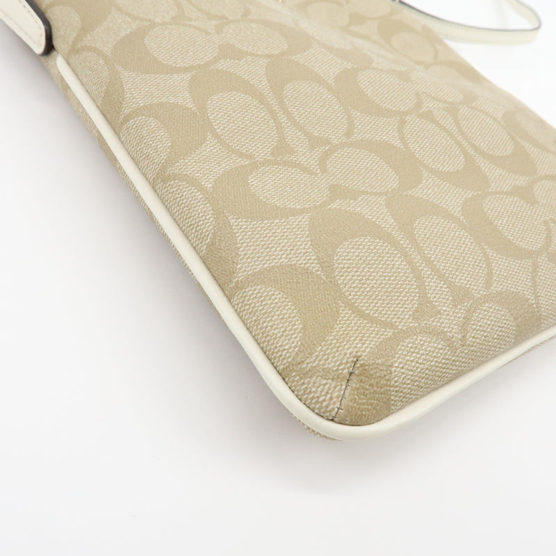 Coach Shoulder Canvas Beige Bag