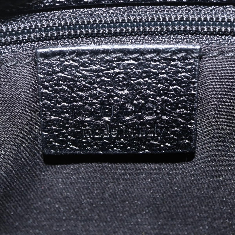 Gucci Buckle Waist Gg Canvas Black Bag