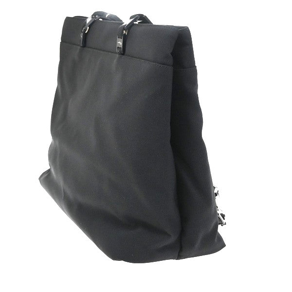 Salvatore Ferragamo Vala Tote Nylon Black