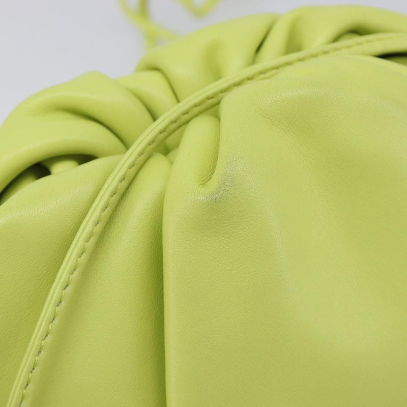 Bottega Veneta The Pouch Coin Purse Leather Green