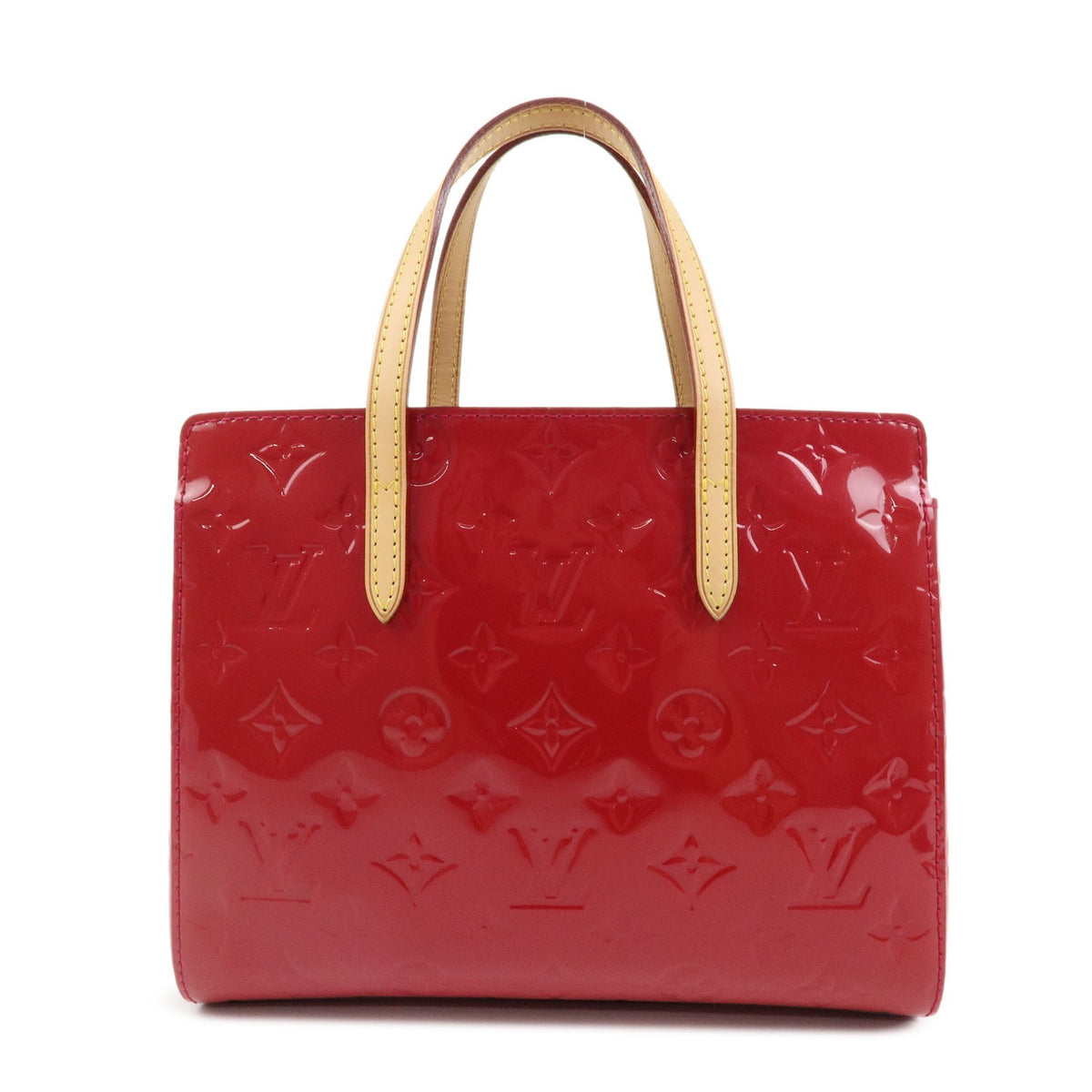 Louis Vuitton Catalina Monogram Vernis Red Patent_leather Bag