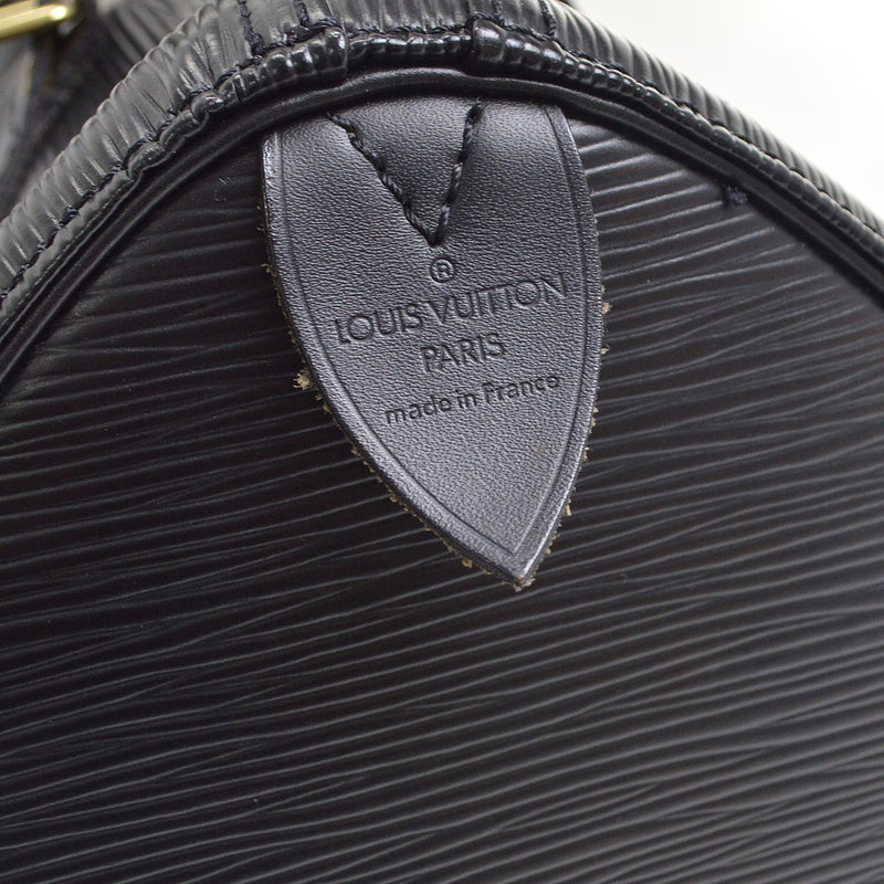 Louis Vuitton Speedy Epi Leather Black Bag