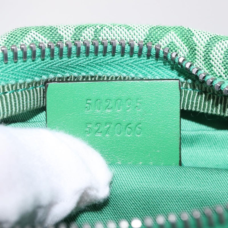 Gucci Childrens Belt Gg Canvas Green Bag