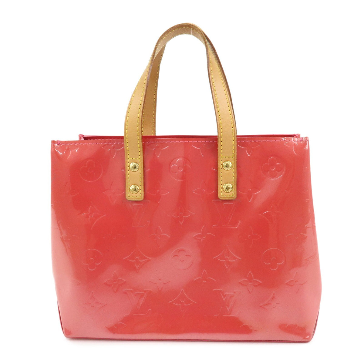 Louis Vuitton Reade Monogram Vernis Pink Patent_leather Bag