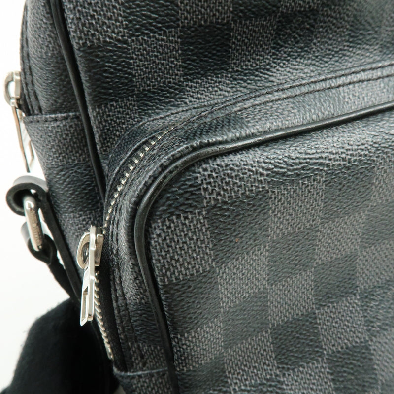 Louis Vuitton Rem Damier Graphite Black Canvas Bag