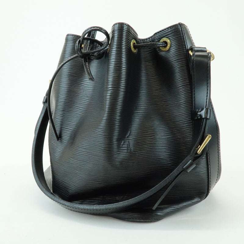 Louis Vuitton Petit Noe Epi Leather Black Bag