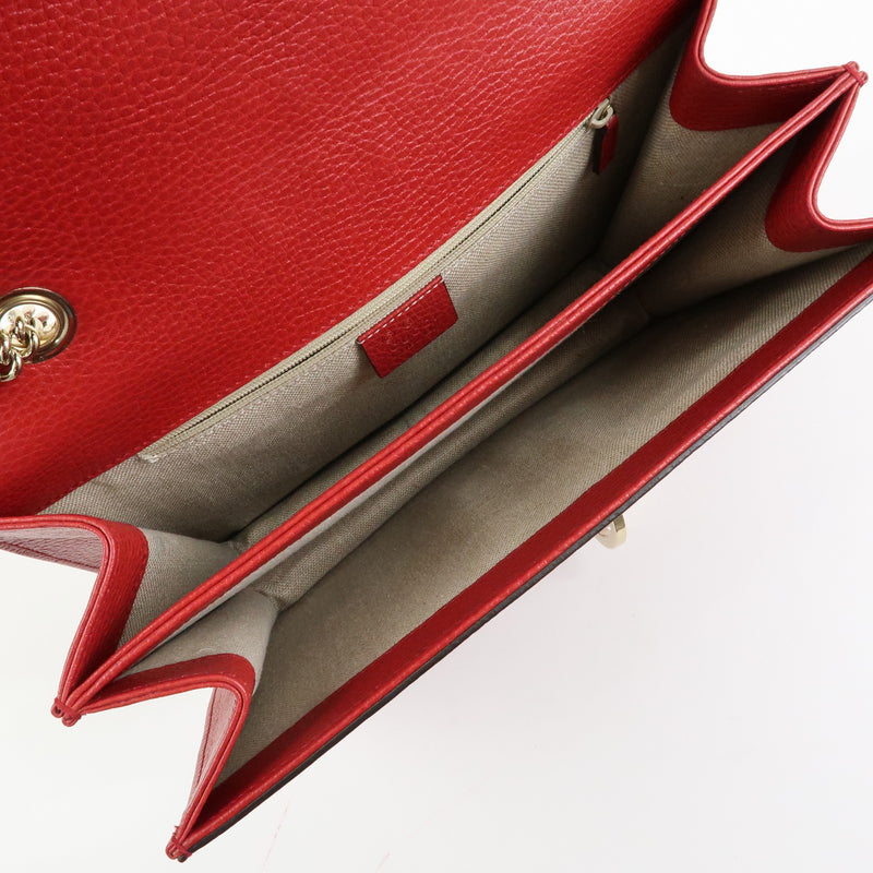 Gucci Interlocking Leather Red Bag
