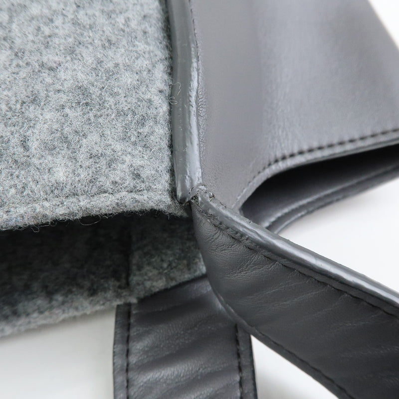 Stella Mccartney Alter Faux Leather Gray Canvas Bag