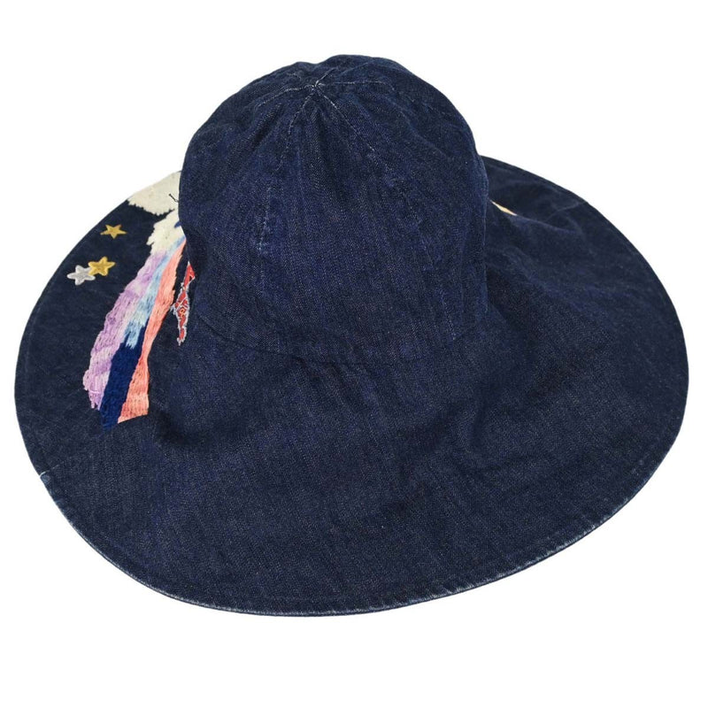 Chanel Denim Mood Bucket Hat Night Flight Embroidery Navy Denim_jeans