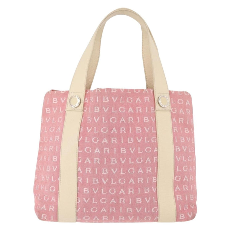 Bvlgari Logomania Canvas Pink Bag