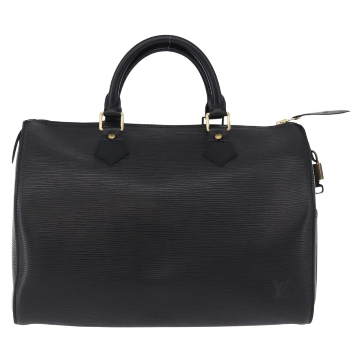 Louis Vuitton Speedy Epi Leather Black Bag