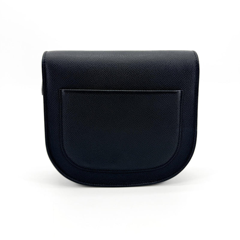 Celine Trotteur Calfskin Black Leather Bag