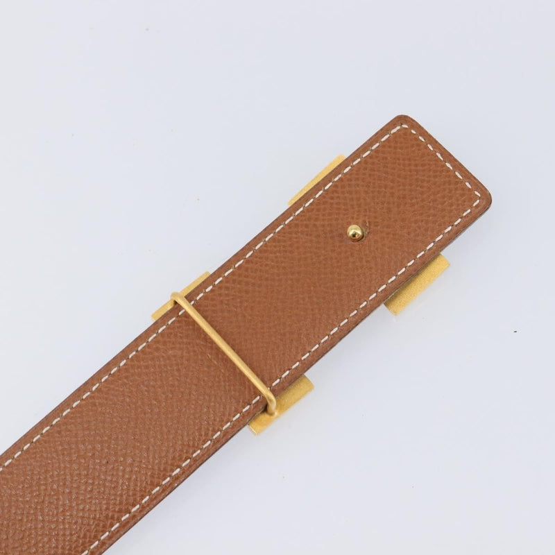 Hermes Constance Reversible Belt Leather Blue