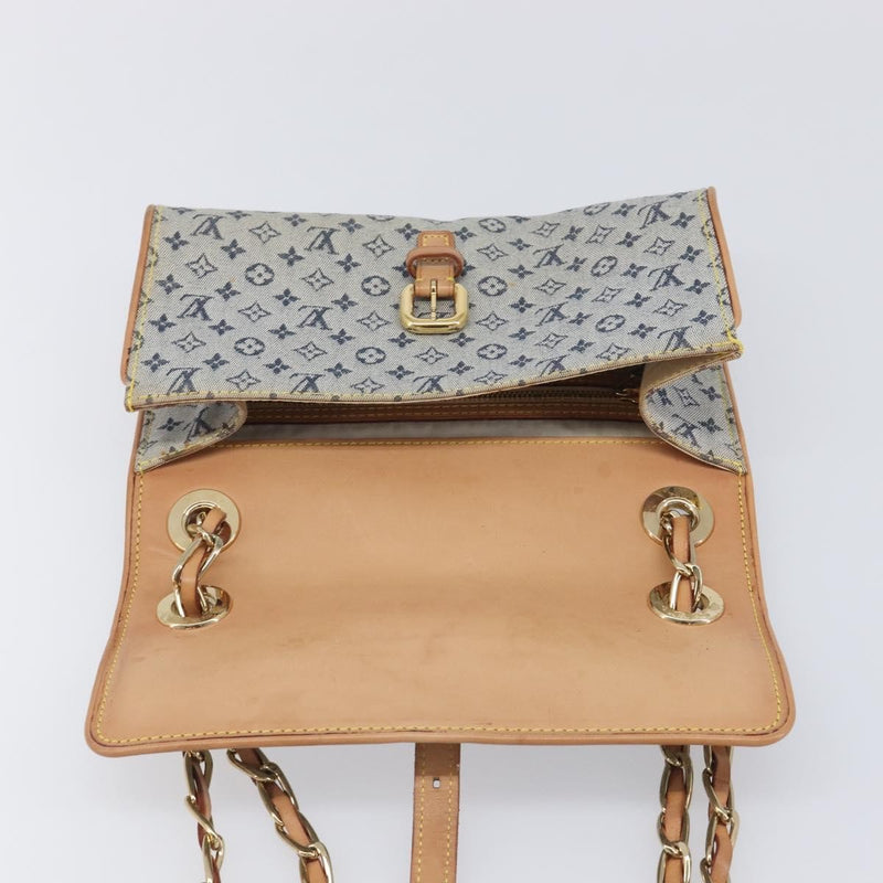 Louis Vuitton Camille Mini Lin Blue Canvas Bag