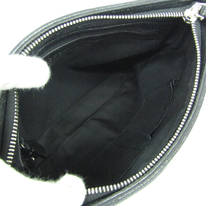 Bvlgari Open Hobo Leather Black