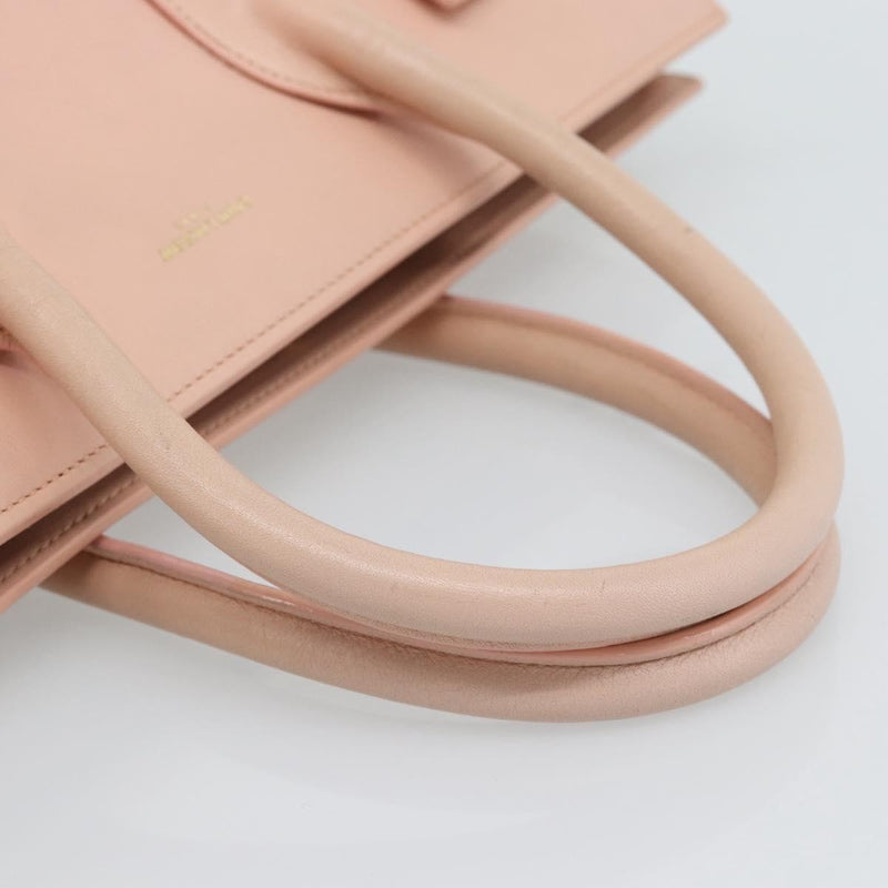 Saint Laurent Sac De Jour Leather Pink Bag