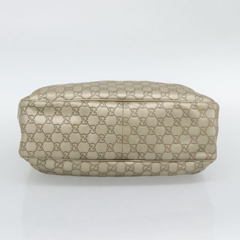 Gucci Sukey Top Handle Guccissima Leather Gold Bag
