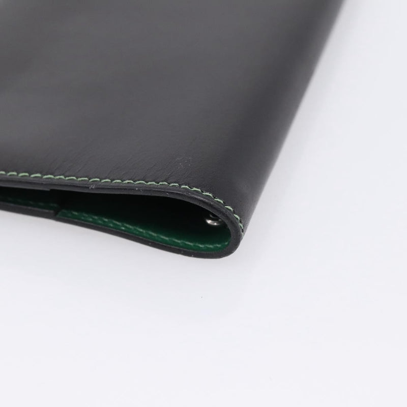 Hermes Simple Agenda Cover Leather Black Bag