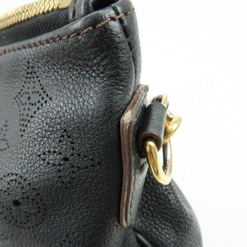 Louis Vuitton Selene Mahina Leather Black Bag