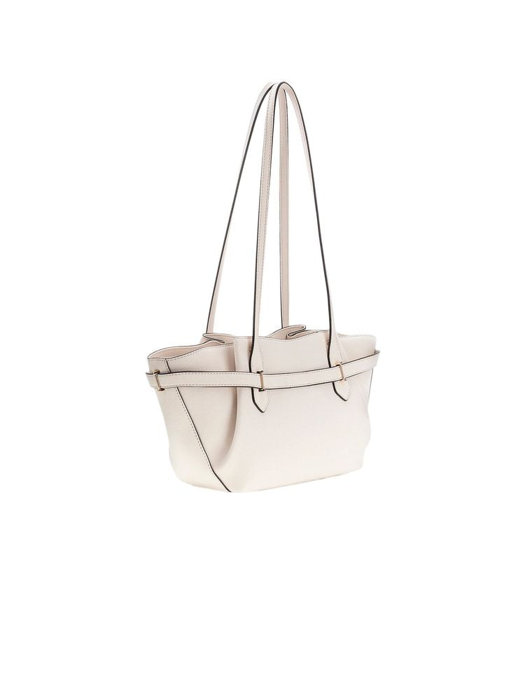 Guess Shoulder Bag — White Polyurethane