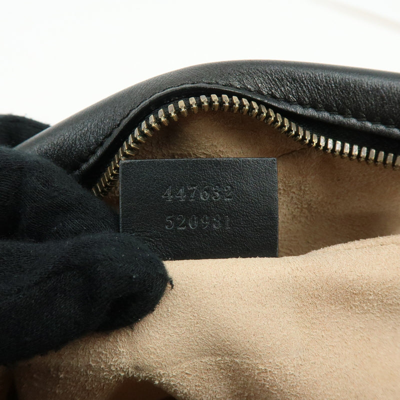 Gucci Gg Marmont Matelasse Leather Black Bag