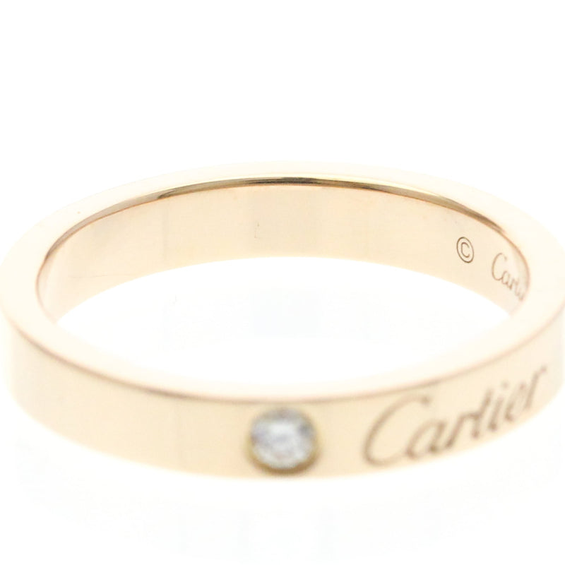 Cartier C De Wedding Band 18k Rose Gold With Diamond Pink_gold Bijoux