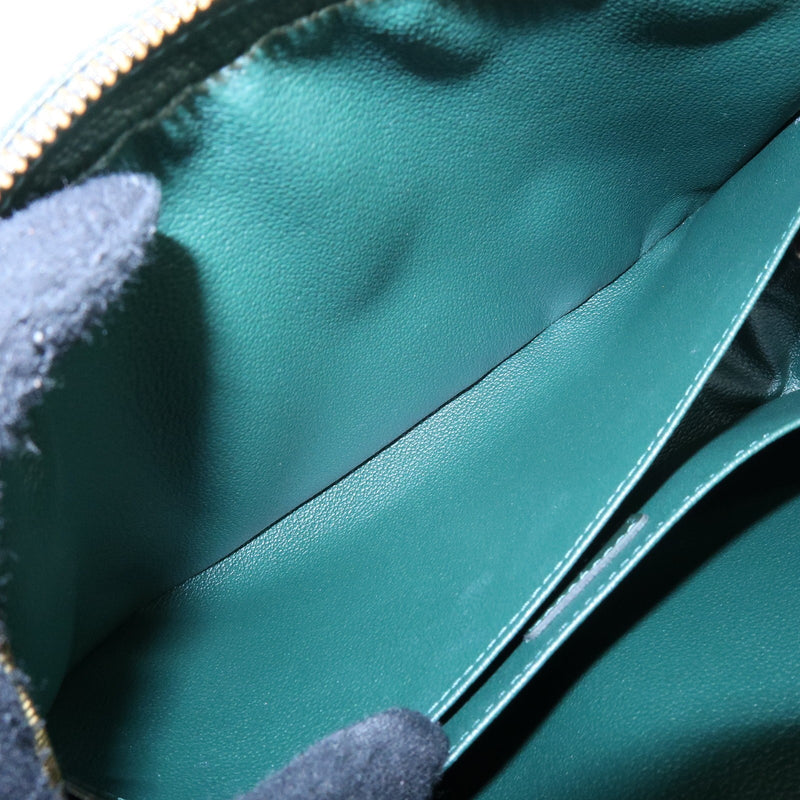 Louis Vuitton Toiletry Pouch Taiga Leather Green