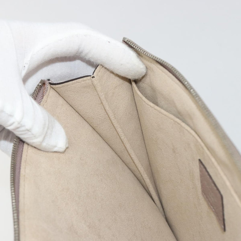 Louis Vuitton Zip Around Pochette Jour Leather Beige Bag