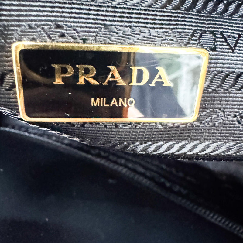 Prada Saffiano Tote Leather Black