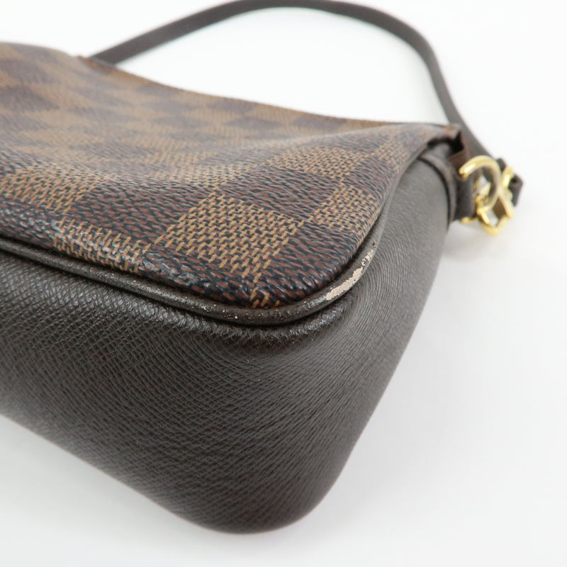 Louis Vuitton Trousse Make Up Damier Brown Canvas Bag
