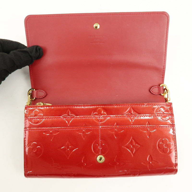 Louis Vuitton Chaine Monogram Vernis Red Patent_leather Bag