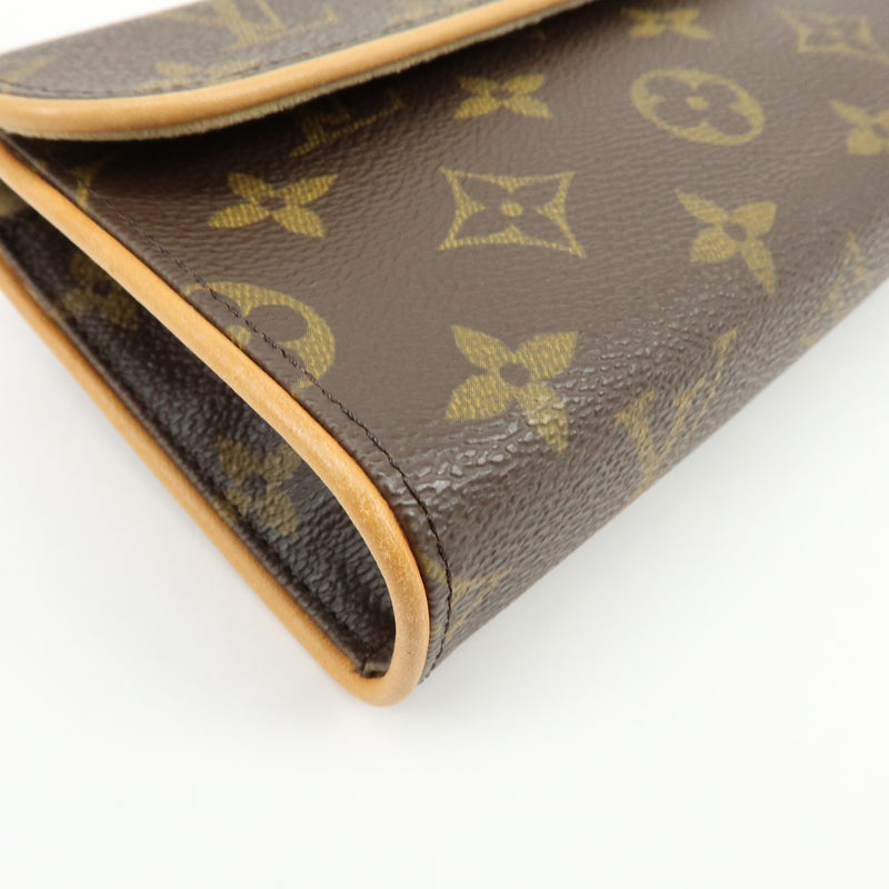 Louis Vuitton Florentine Waist Monogram Canvas Brown Bag