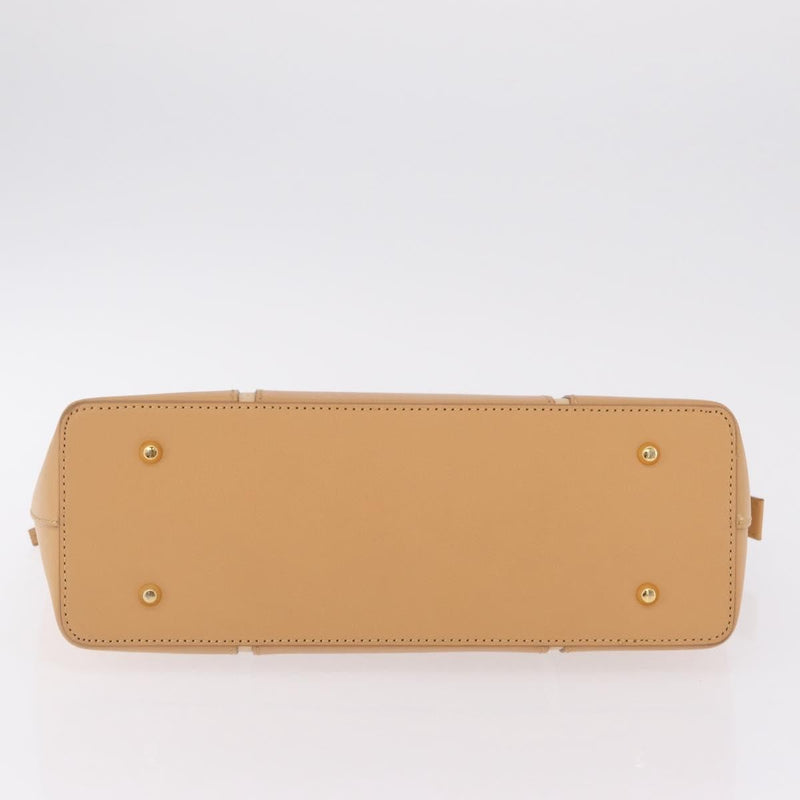 Burberry Handbag Leather Beige Bag